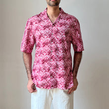 Load image into Gallery viewer, Mens Maroon Tie Dye Casual Shirt