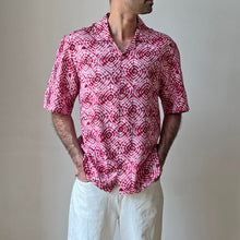 Load image into Gallery viewer, Mens Maroon Tie Dye Casual Shirt