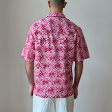 Load image into Gallery viewer, Mens Maroon Tie Dye Casual Shirt