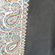Load image into Gallery viewer, Black Cutwork Rectangle Warm Shawl WS14