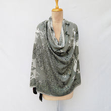 Load image into Gallery viewer, Grey Deers Rectangle Viscose Shawl WS17