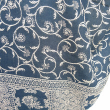 Load image into Gallery viewer, Black Reversible Rectangle Warm Shawl WS20