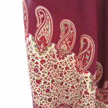 Load image into Gallery viewer, Maroon Cutwork Rectangle Warm Shawl WS23