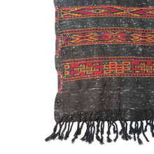 Load image into Gallery viewer, Black Cutwork Rectangle Warm Shawl WS28