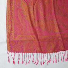 Load image into Gallery viewer, Pink Rectangle Viscose Shawl WS34