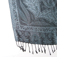 Load image into Gallery viewer, Grey Rectangle Viscose Shawl WS39