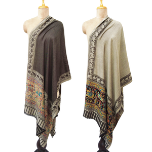 Reversible Rectangle Viscose Shawl WS48
