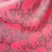 Load image into Gallery viewer, Red Elephant Rectangle Viscose Shawl WS55