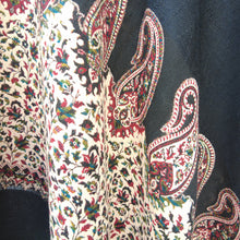 Load image into Gallery viewer, Black Cutwork Rectangle Warm Shawl WS7