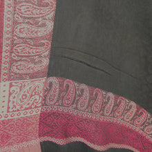 Load image into Gallery viewer, Black Rectangle Viscose Shawl WS9