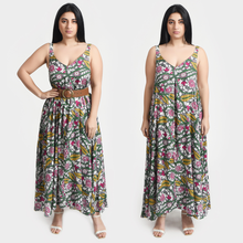 Load image into Gallery viewer, Grey Maxi Dress Size 14-30 SM3