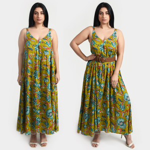 Heena Floral Maxi Dress Size 14-30 SM2