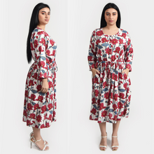 Load image into Gallery viewer, Vines Midi Dress Size 14-30 A3