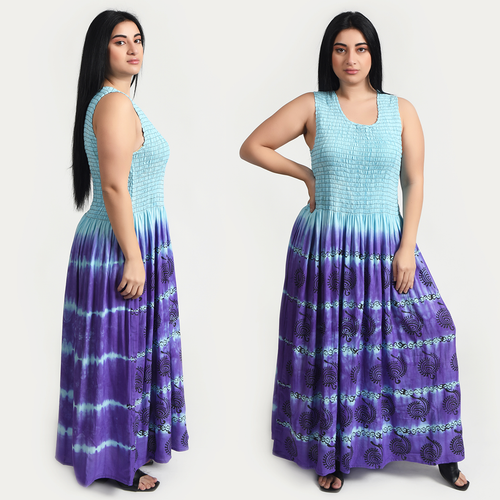 Tie Dye Maxi Dress UK  One Size 14-24 TD3