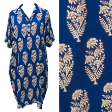 Load image into Gallery viewer, Lapis Viscose Shirt Dress Size 12-30 SJ9