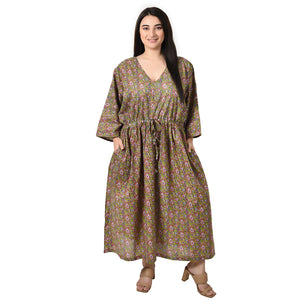 Heena Cotton Maxi Dress UK Size 18-32 CM4