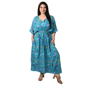 Sky Wild Smocked Maxi Dress Size 10-32 P11