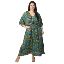 Load image into Gallery viewer, Pine Birds Smocked Maxi Dress Size 10-32 P16