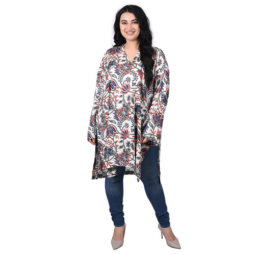 Side Slit Tunic Dress One Size 18-32 O4