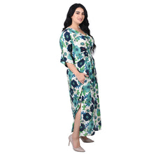 Load image into Gallery viewer, White Floral Smocked Maxi Dress Size 10-32 P3