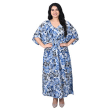 Load image into Gallery viewer, Palm White Smocked Maxi Dress Size 10-32 P6