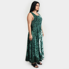 Load image into Gallery viewer, Sea Green Tie Dye Maxi Dress UK  One Size 14-24 TDOCT1