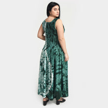 Load image into Gallery viewer, Sea Green Tie Dye Maxi Dress UK  One Size 14-24 TDOCT1