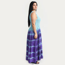 Load image into Gallery viewer, Tie Dye Maxi Dress UK  One Size 14-24 TD3