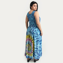 Load image into Gallery viewer, Viscose Tie Dye Maxi Dress UK  One Size 14-24 EA13 TDOCT4