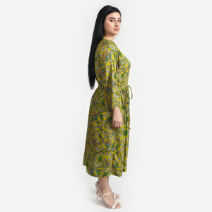 Heena Vines Midi Dress Size 14-30 A5