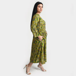 Heena Vines Midi Dress Size 14-30 A5