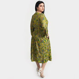 Heena Vines Midi Dress Size 14-30 A5