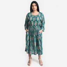 Load image into Gallery viewer, Teal Midi Dress Size 14-30 A6