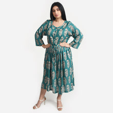 Load image into Gallery viewer, Teal Midi Dress Size 14-30 A6
