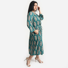 Load image into Gallery viewer, Teal Midi Dress Size 14-30 A6