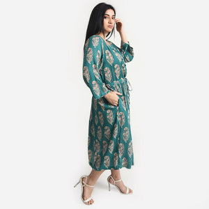 Teal Midi Dress Size 14-30 A6