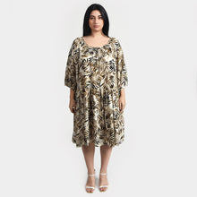 Load image into Gallery viewer, Cream Gathered Dress Size 12-30 F9