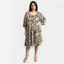 Load image into Gallery viewer, Cream Gathered Dress Size 12-30 F9
