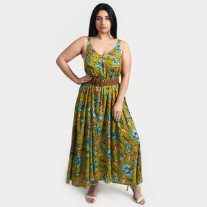 Heena Floral Maxi Dress Size 14-30 SM2