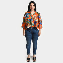 Load image into Gallery viewer, Orange Crop Top OneSize 8-18