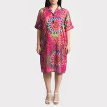 Load image into Gallery viewer, Pink Viscose Shirt Dress Size 12-30 SO4