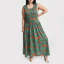 Load image into Gallery viewer, Grey Viscose Maxi Dress UK One Size 14-24 EOCT1