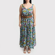 Load image into Gallery viewer, Teal Maxi Dress Size 14-30 SM8