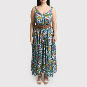 Teal Maxi Dress Size 14-30 SM8