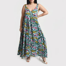 Load image into Gallery viewer, Teal Maxi Dress Size 14-30 SM8