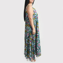 Load image into Gallery viewer, Teal Maxi Dress Size 14-30 SM8
