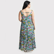 Load image into Gallery viewer, Teal Maxi Dress Size 14-30 SM8