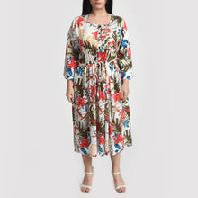 Load image into Gallery viewer, Off White Midi Dress Size 14-30 A1