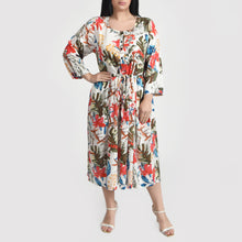 Load image into Gallery viewer, Off White Midi Dress Size 14-30 A1