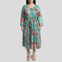 Load image into Gallery viewer, Turquoise Midi Dress Size 14-30 A2